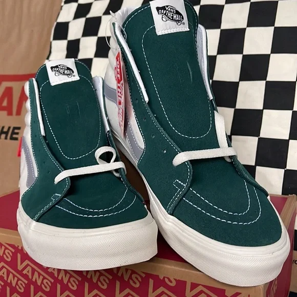 Vans Men’s Sk8-Hi Retro Sport Bistro Green Men’s sneakers - Picture 8 of 16